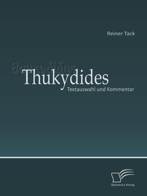 cover image of Thukydides